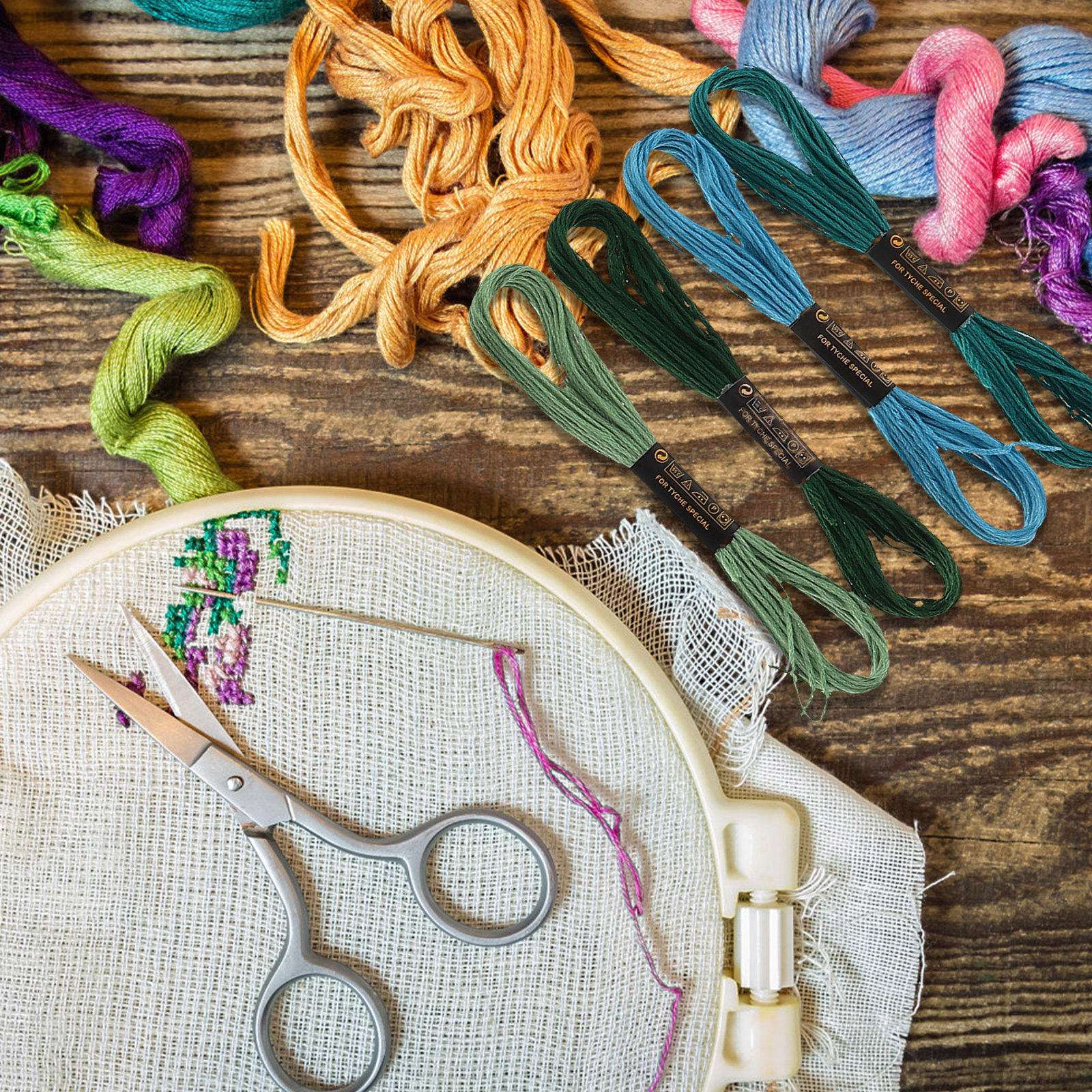 Embroidery Stitches - 100pcs Embroidery Thread Cross Stitch Supplies