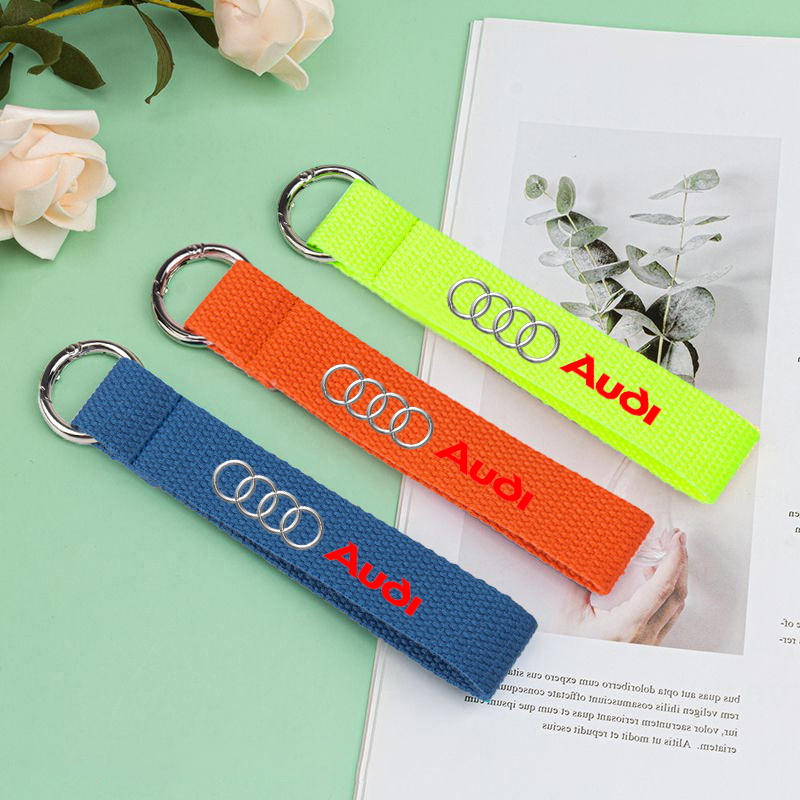 Embroidery Zone - Fashion Metal Webbing Car Embroidery Keychain