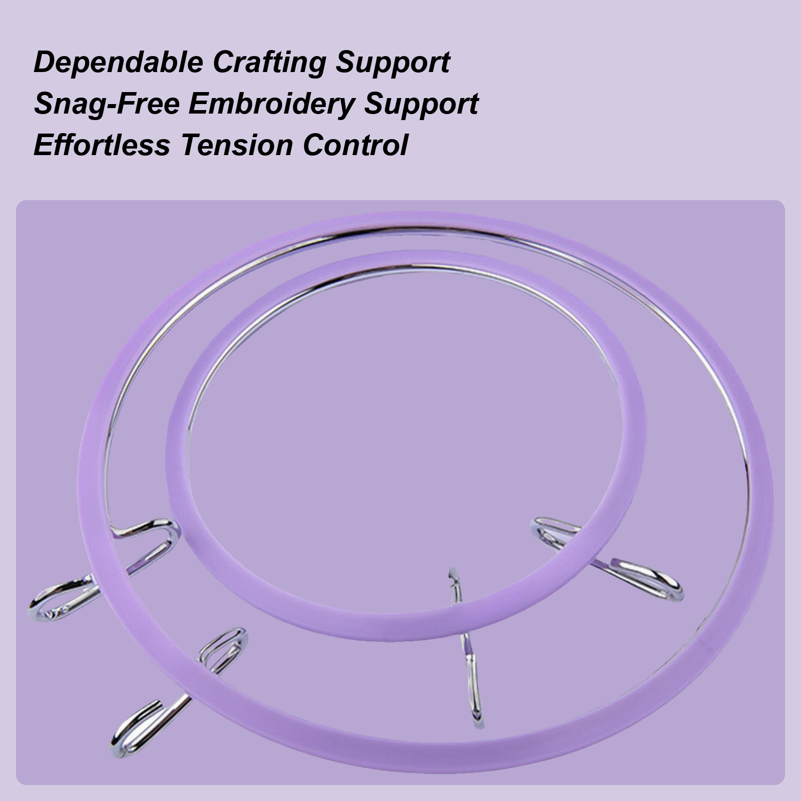 Embroidery Stitches - Hoop For Cross Stitching Metal Spring