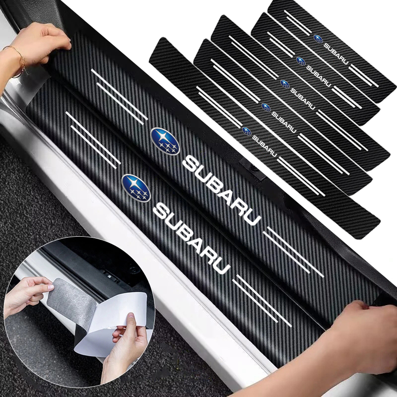 Embroidery Legacy - 1/4/5Pcs Car Door Sill Scuff Plate