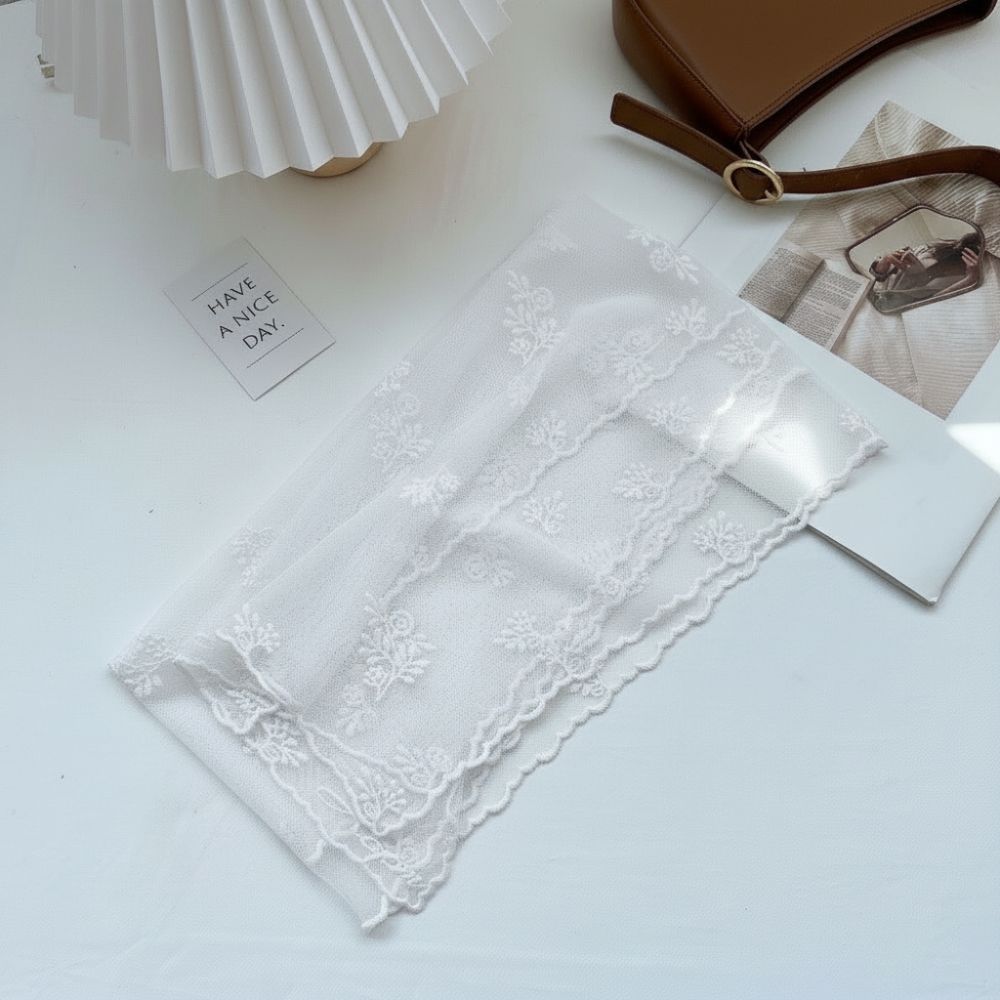 Embroidery Shawl - Casual Retro Women's Lace Scarf Long