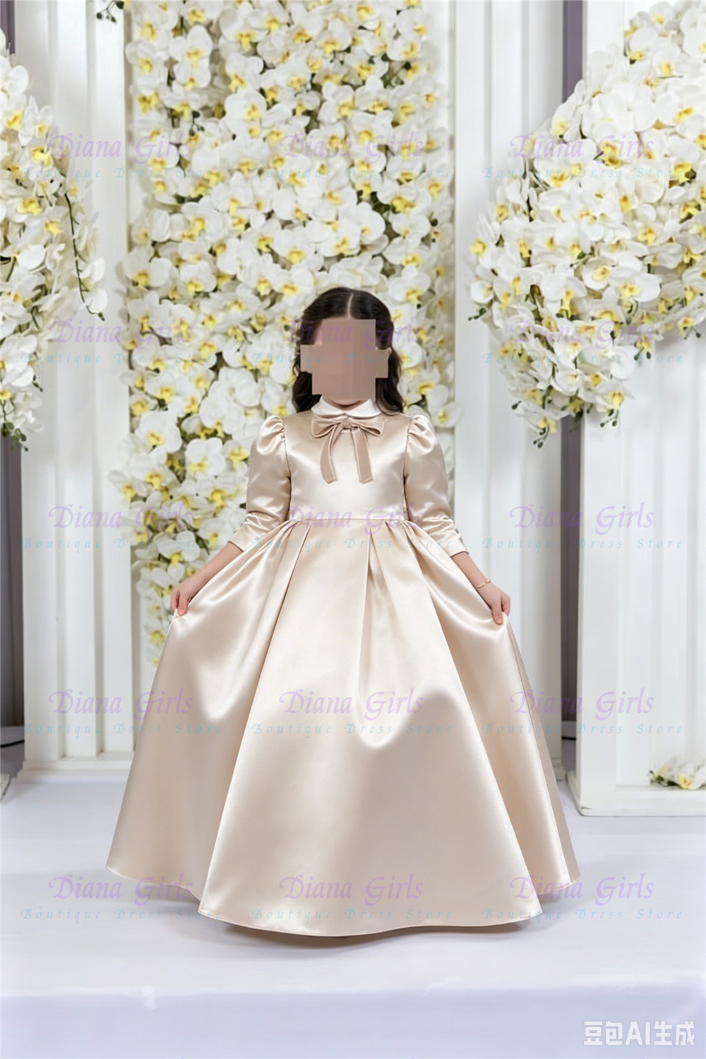 Embroidery Design Patterns Flowers - Lovely New Quality Champagne Flower Girl