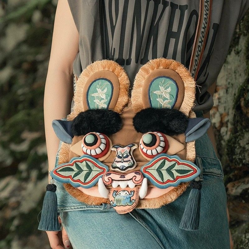 China Non-legacy Tiger Head Ba - Embroidery Legacy avaliação e preço