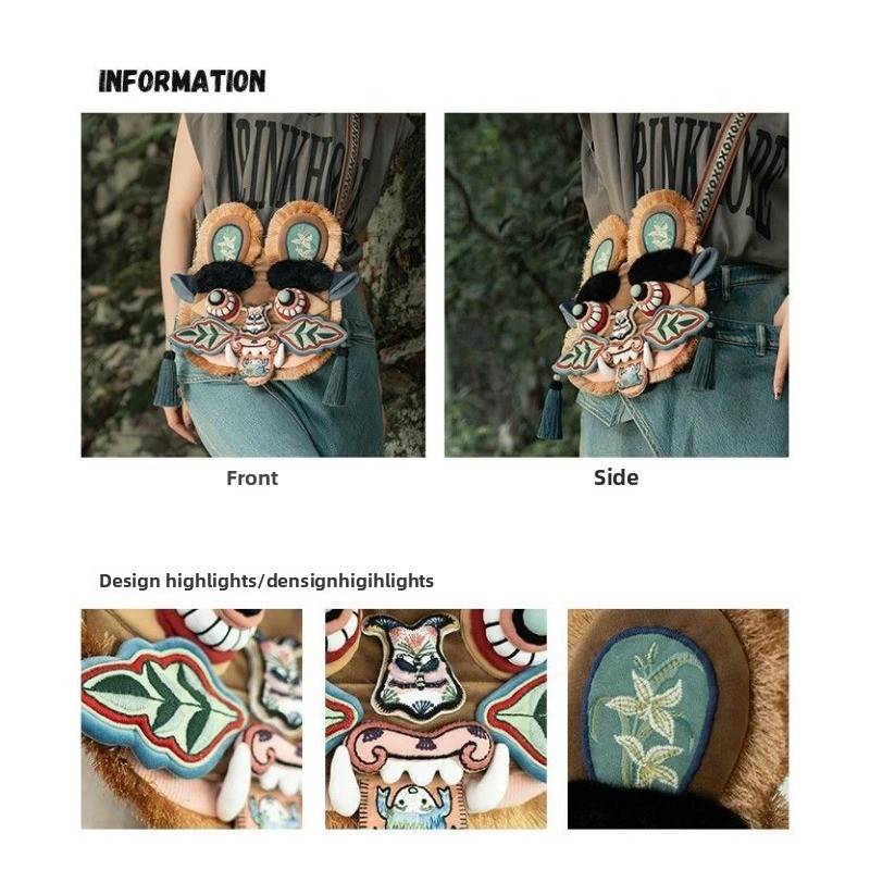China Non-legacy Tiger Head Ba - Embroidery Legacy avaliação e preço
