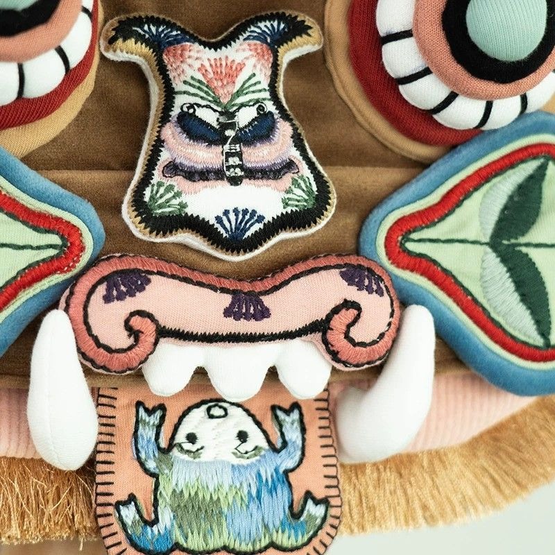 China Non-legacy Tiger Head Ba - Embroidery Legacy avaliação e preço