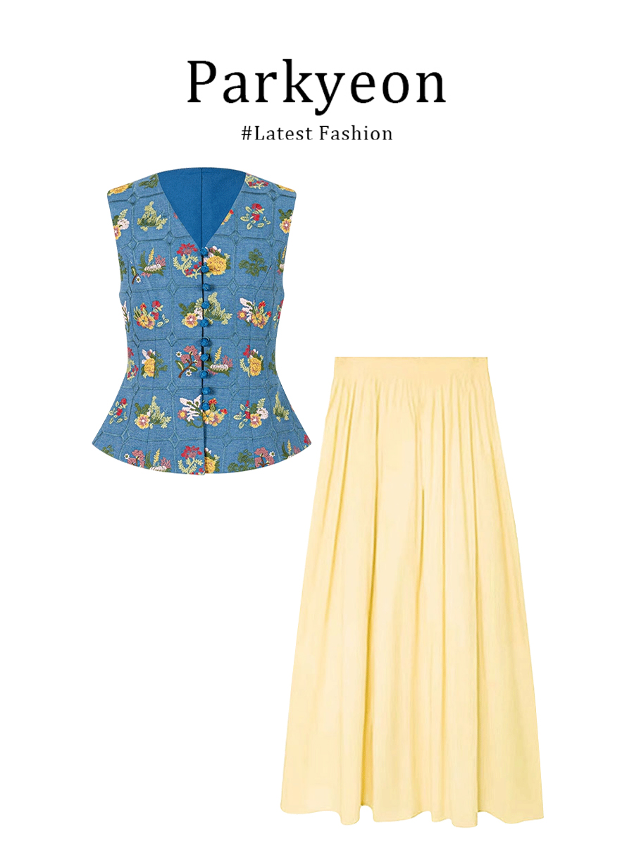 Parkyeon Retro Heavy Embroider - Embroidery Vest avaliação e preço