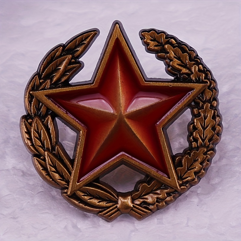1pc Belarusian Red Star Emblem - Embroidery Legacy avaliação e preço