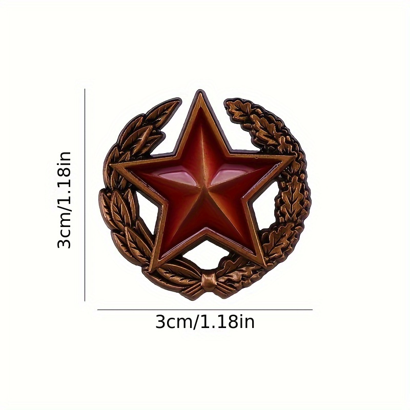 1pc Belarusian Red Star Emblem - Embroidery Legacy avaliação e preço