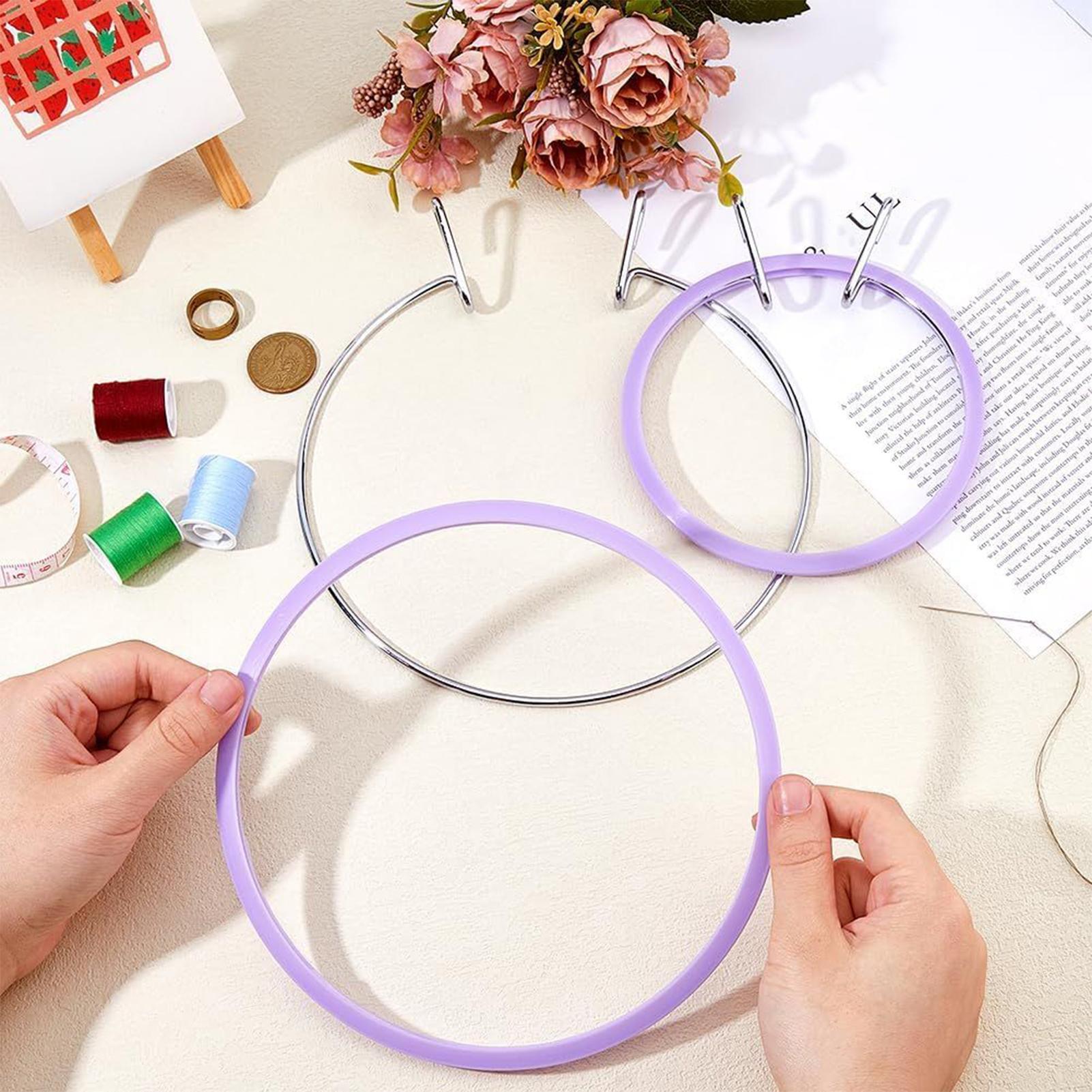 Hoop For Cross Stitching Metal - Embroidery Stitches avaliação e preço