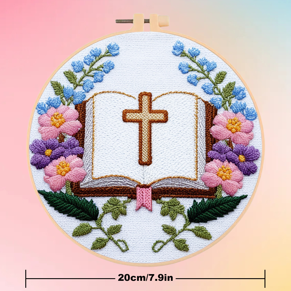 Momoart Embroidery Kit With Ho - Embroidery Design Patterns Flowers avaliação e preço