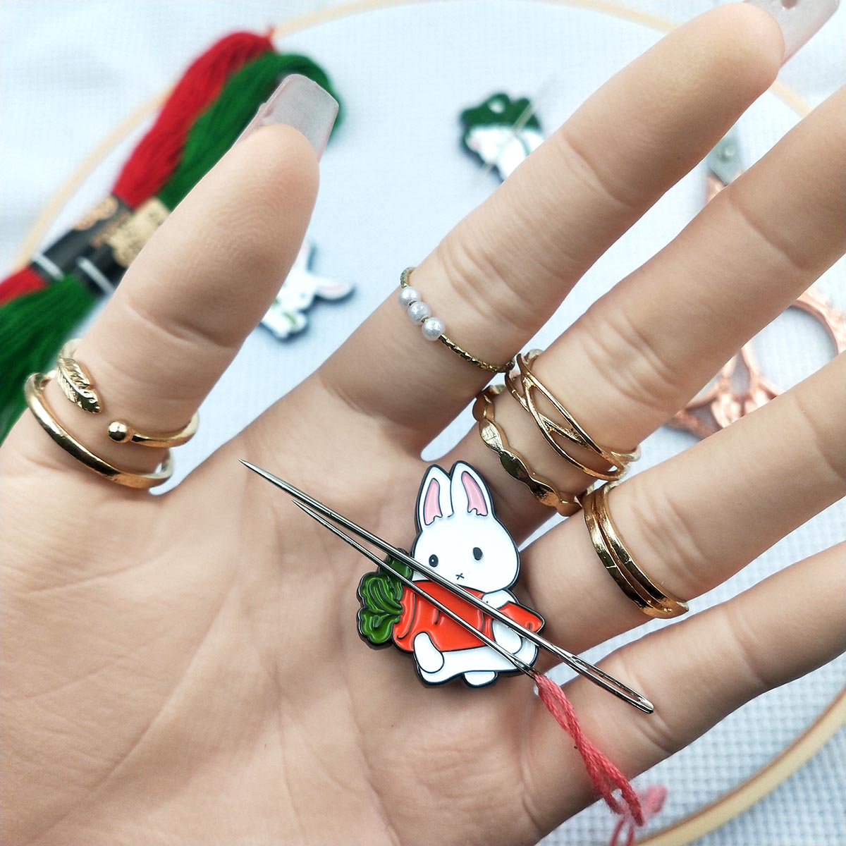 Needle Minder Rabbit, Bunny Ne - Needle Minder Magnet avaliação e preço