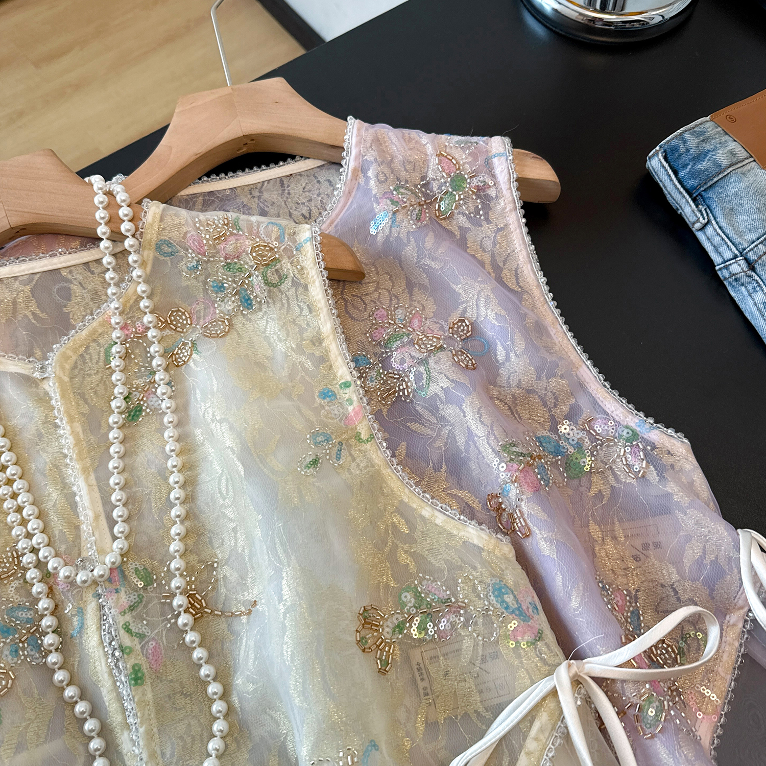 New Chinese Style Heavy Embroi - Embroidery Vest avaliação e preço