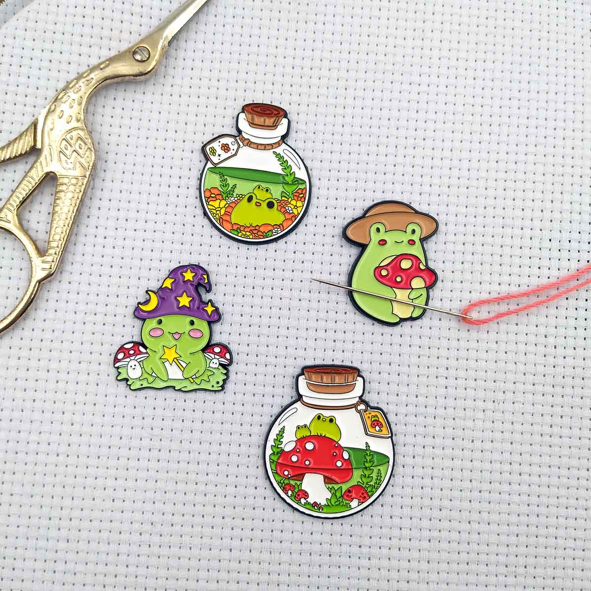 Frog Needle Minder for Embroid - Needle Minder Magnet avaliação e preço