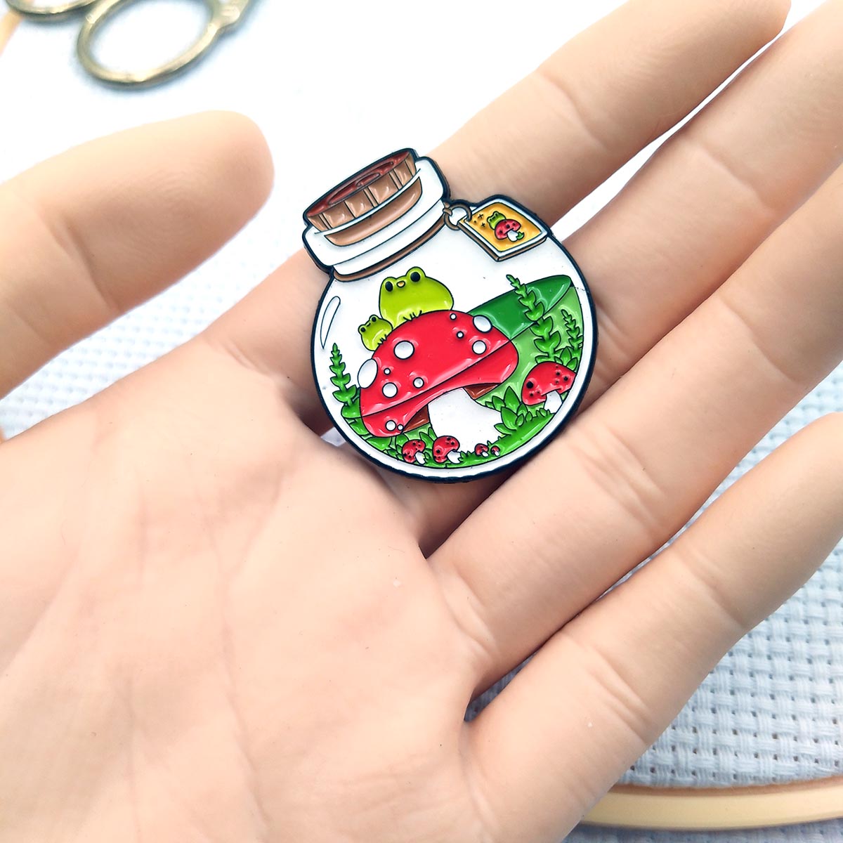 Frog Needle Minder for Embroid - Needle Minder Magnet avaliação e preço