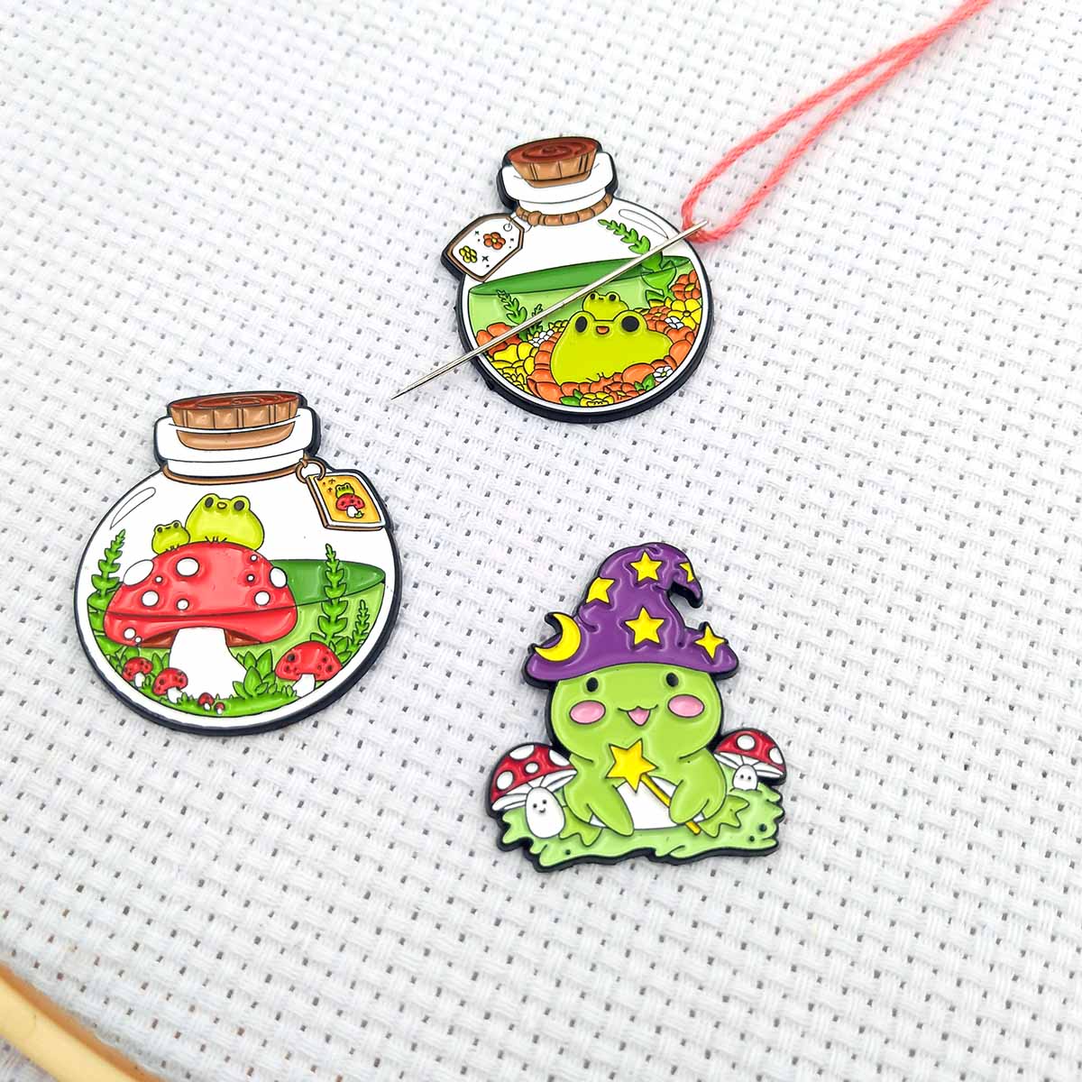 Frog Needle Minder for Embroid - Needle Minder Magnet avaliação e preço