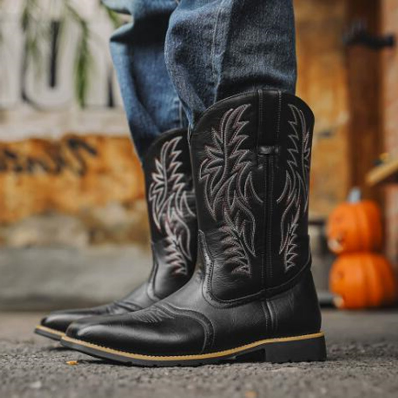 New Men High Boots Embroidery  - Embroidery Stitches avaliação e preço