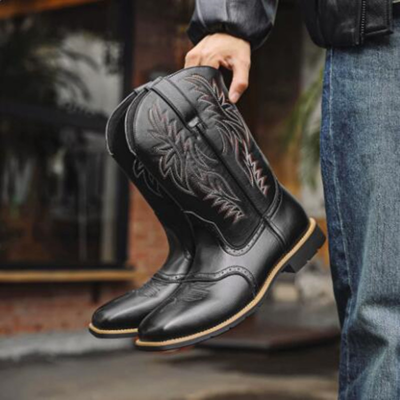 New Men High Boots Embroidery  - Embroidery Stitches avaliação e preço