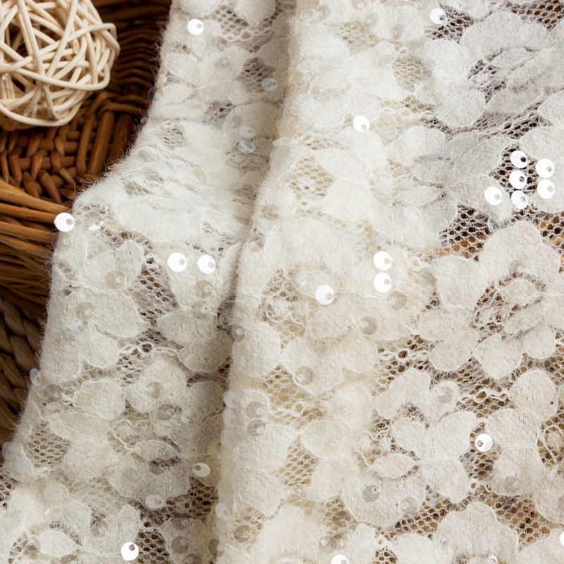 New plush lace fabric with seq - Embroidery Design Patterns Flowers avaliação e preço