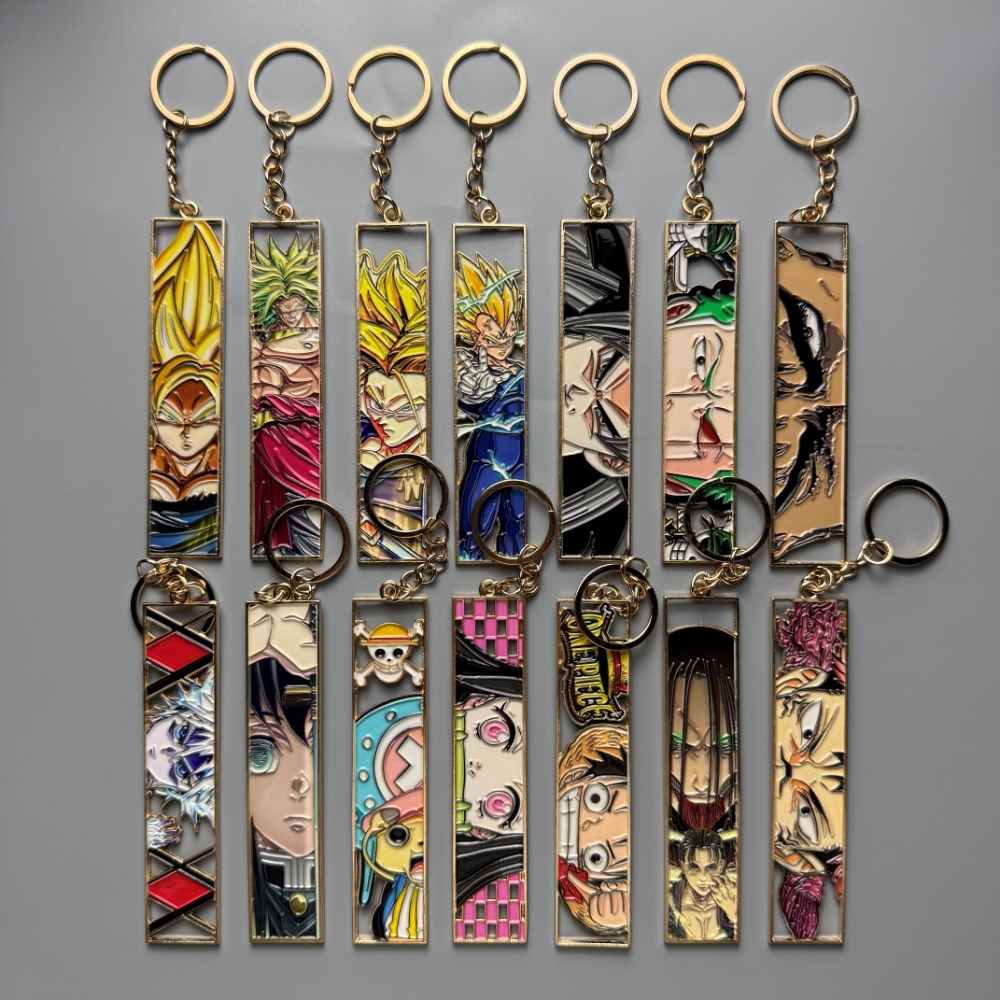 Anime Metal Hollow Out Keychai - Embroidery Zone avaliação e preço
