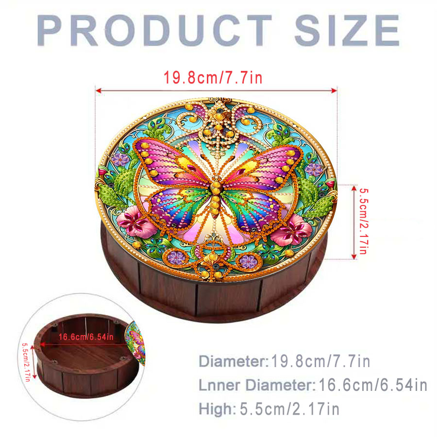 A set of round storage boxes w - Embroidery Gift Ideas avaliação e preço