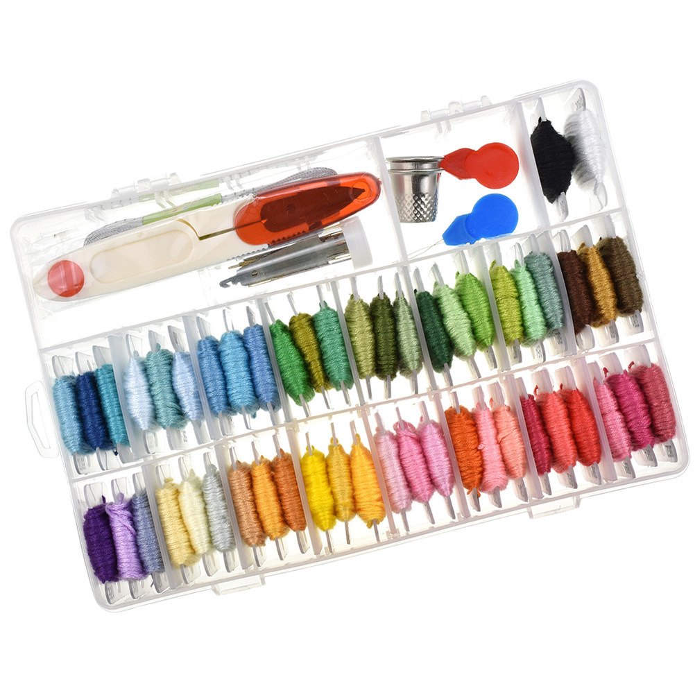 50 Assorted Colors Embroidery  - Embroidery Stitches avaliação e preço