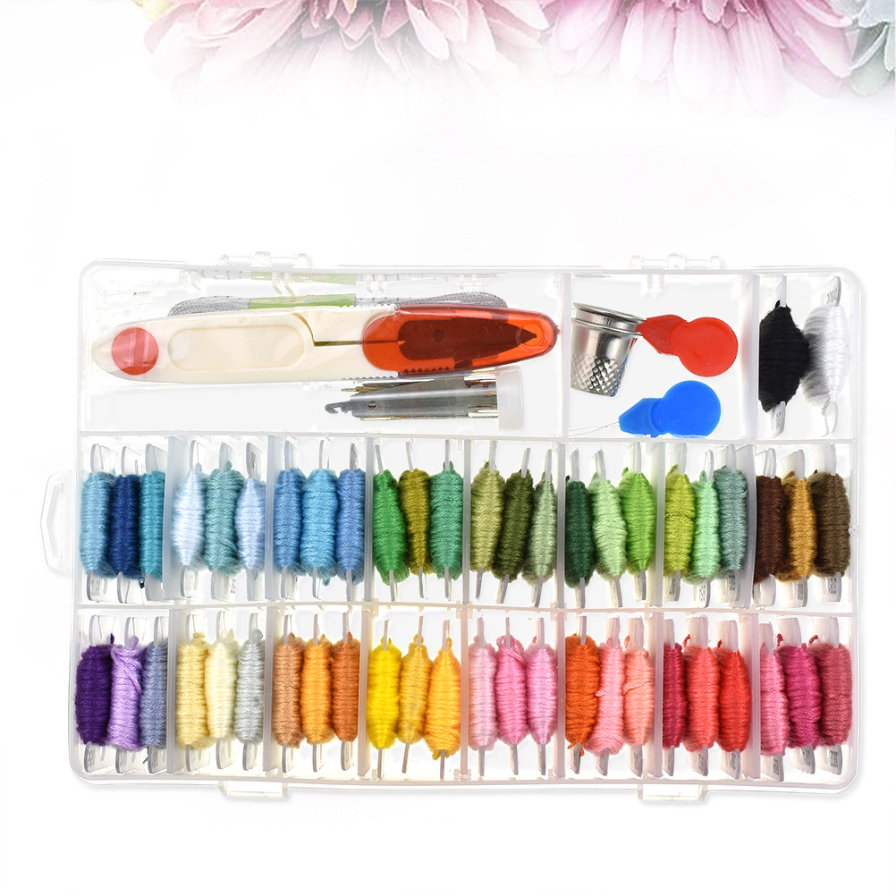 50 Assorted Colors Embroidery  - Embroidery Stitches avaliação e preço