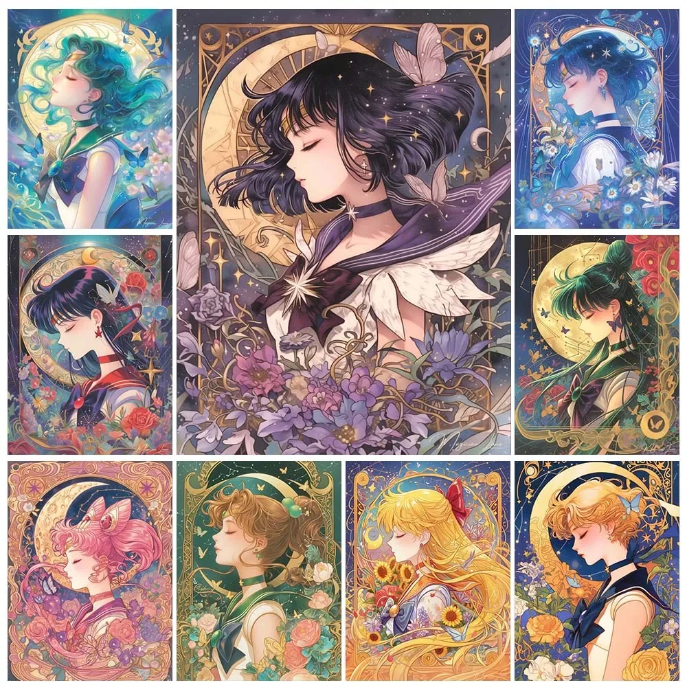 Cartoon Anime Diamond Painting - Embroidery Gift Ideas avaliação e preço