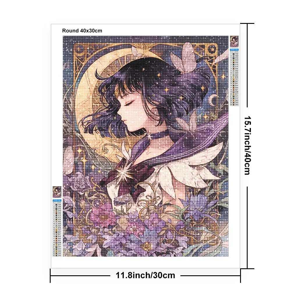 Cartoon Anime Diamond Painting - Embroidery Gift Ideas avaliação e preço