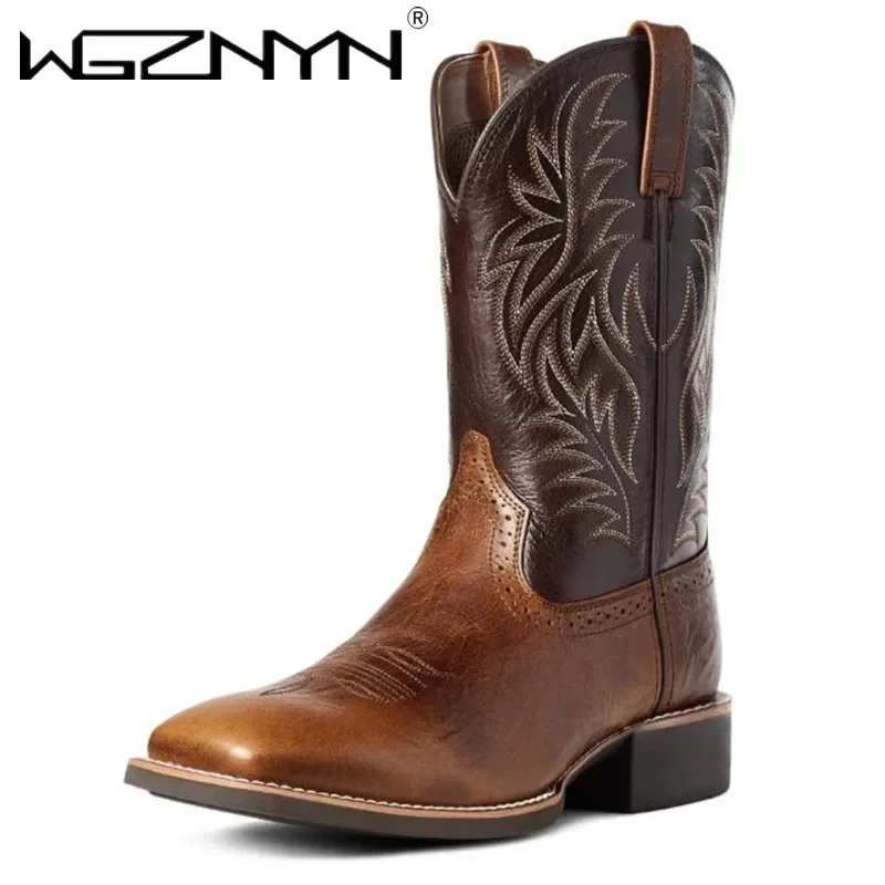 Men High Boots Embroidery Retr - Embroidery Stitches avaliação e preço