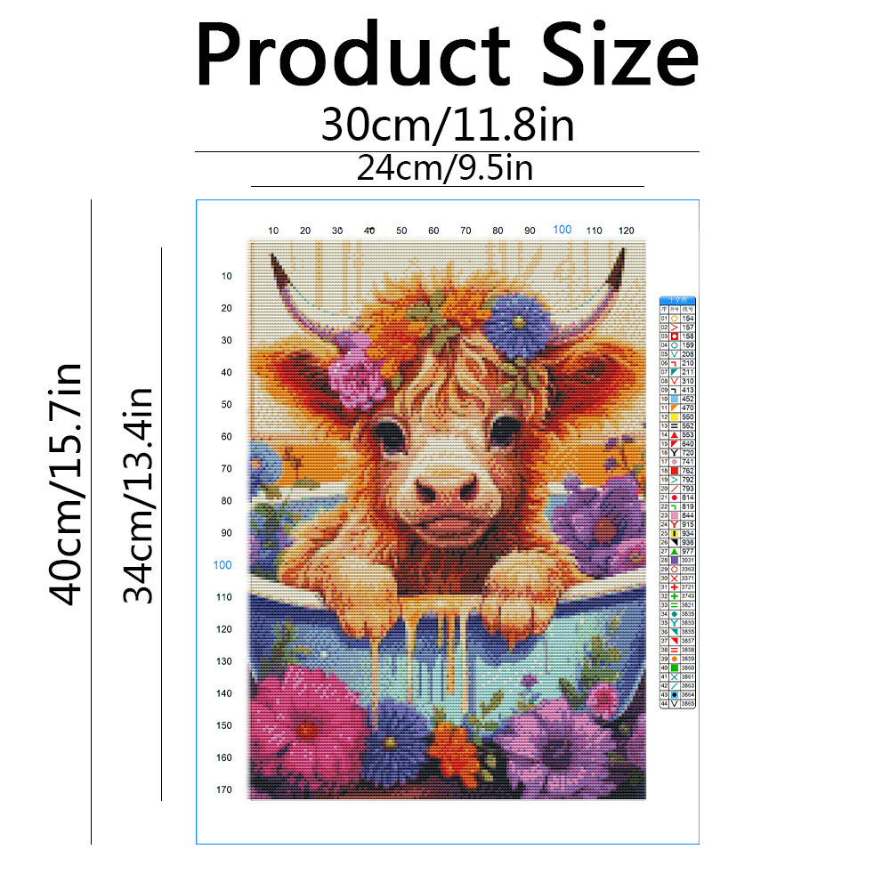 Momoart Counted Cross Stitch C - Embroidery Design Patterns Flowers avaliação e preço