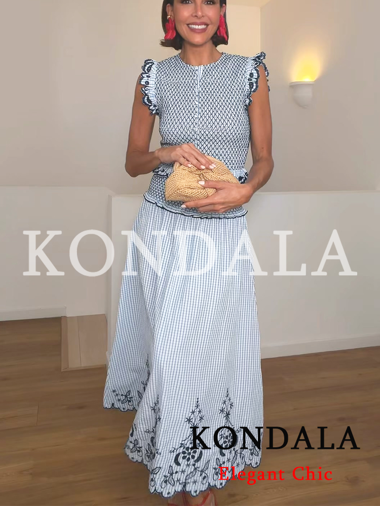 KONDALA Women Trendy Elegant E - Embroidery Vest avaliação e preço