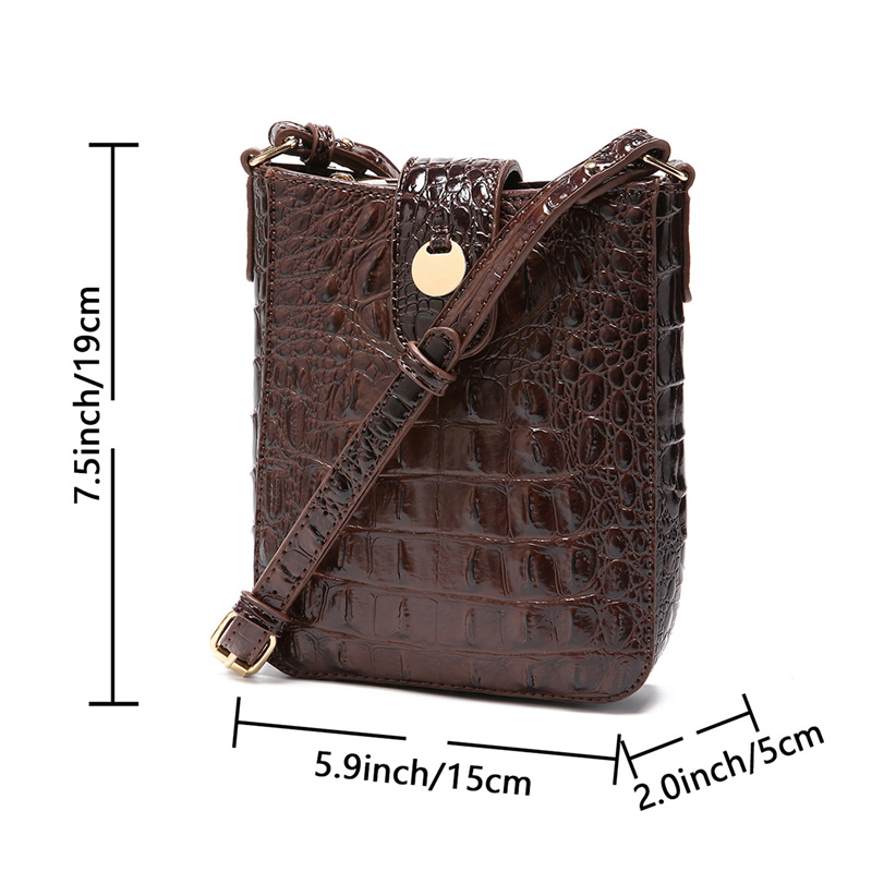 Women New Trendy Crocodile Pat - Embroidery Design Patterns Flowers avaliação e preço