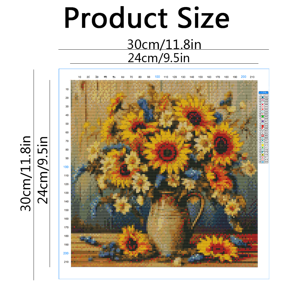 Momoart Counted Cross Stitch S - Embroidery Design Patterns Flowers avaliação e preço