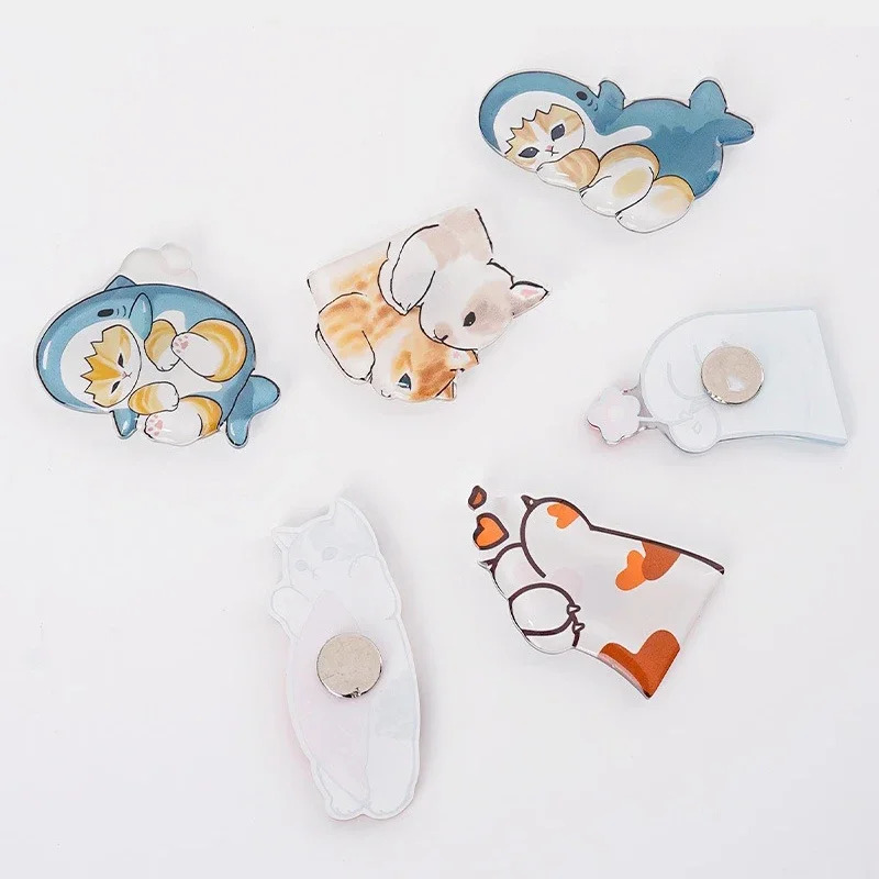 Cute cat acrylic needle, 1 pie - Needle Minder Magnet avaliação e preço