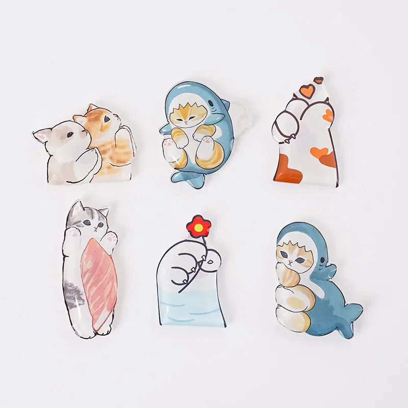 Cute cat acrylic needle, 1 pie - Needle Minder Magnet avaliação e preço