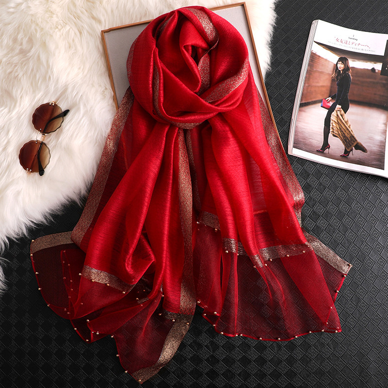 2024 Luxury 100% Silk Shawl Sc - Embroidery Shawl avaliação e preço