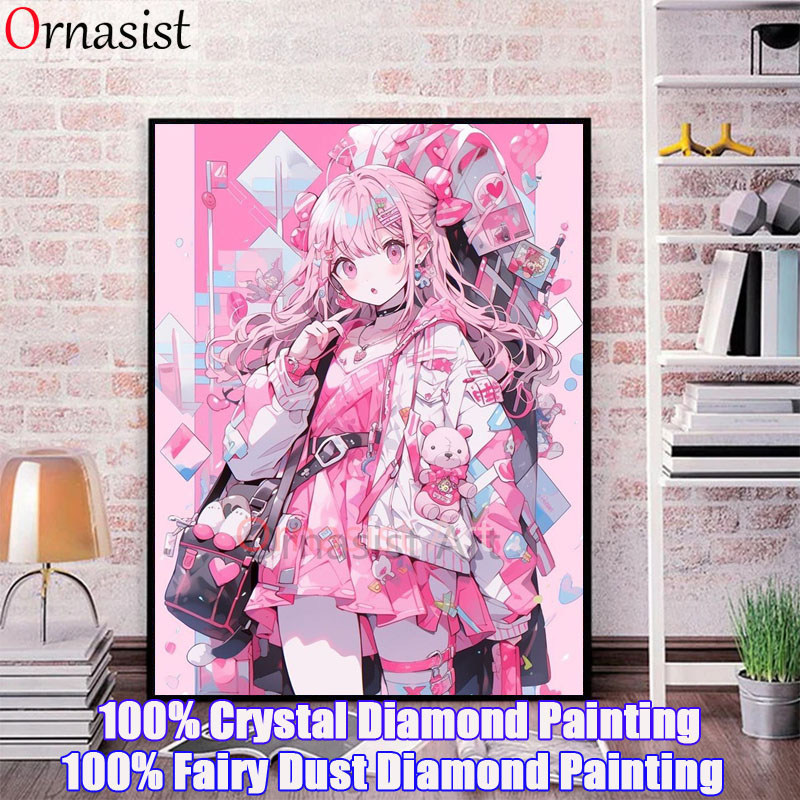 100% Fairy Dust Diamond Painti - Embroidery Gift Ideas avaliação e preço