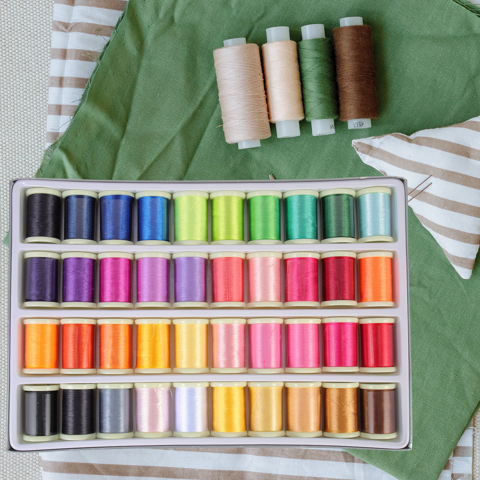 40 Rolls Household Embroidery  - Embroidery Stitches avaliação e preço