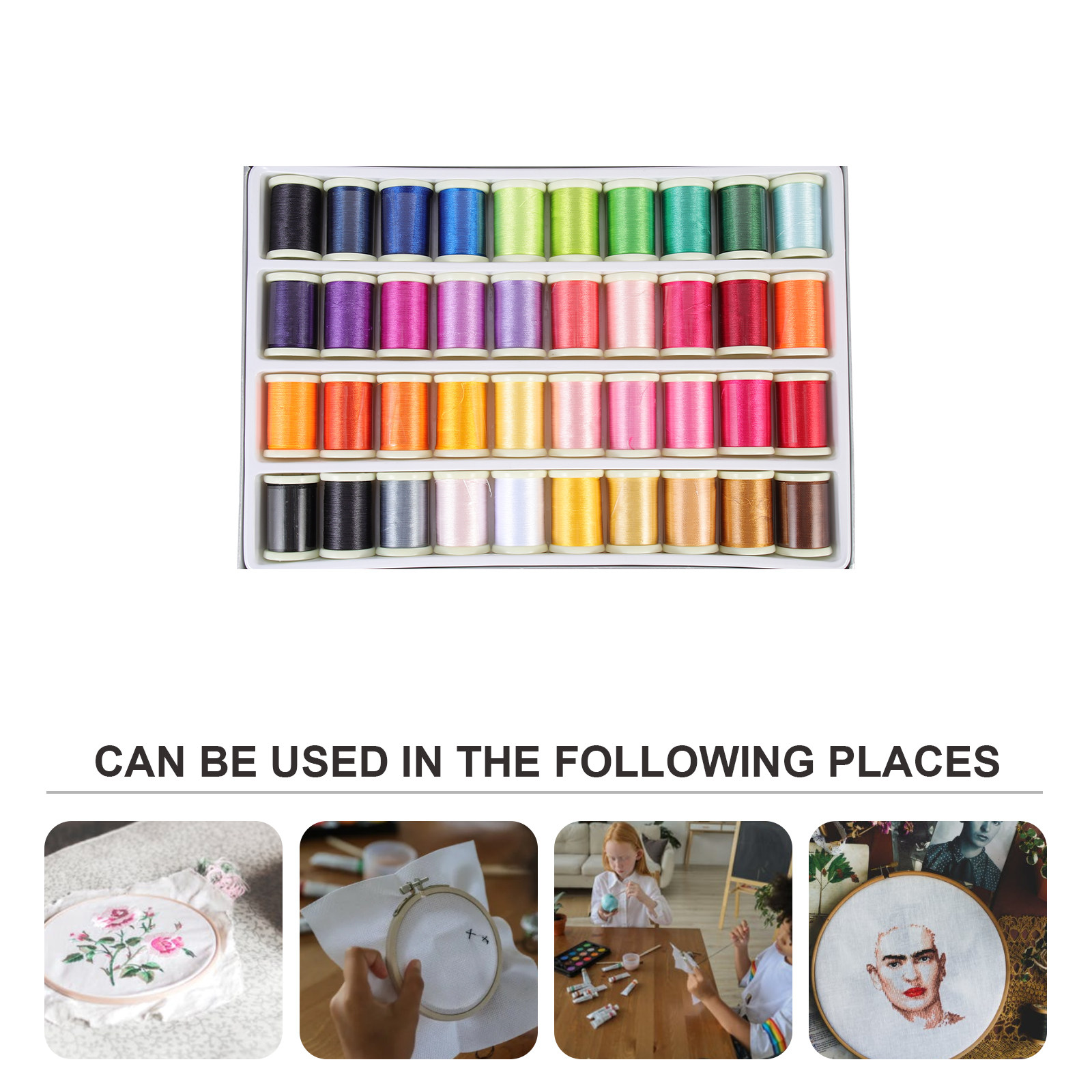 40 Rolls Household Embroidery  - Embroidery Stitches avaliação e preço