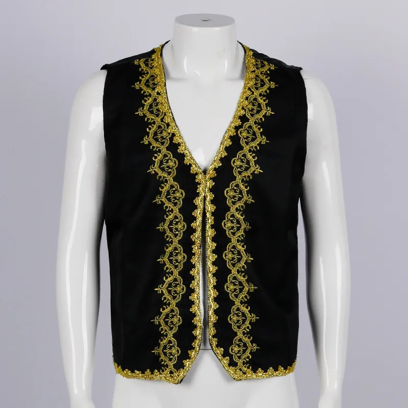 Medieval Gold Embroidery Baroq - Embroidery Vest avaliação e preço