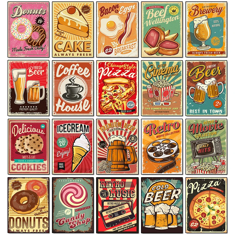5D Diamond Painting Food Poste - Embroidery Gift Ideas avaliação e preço