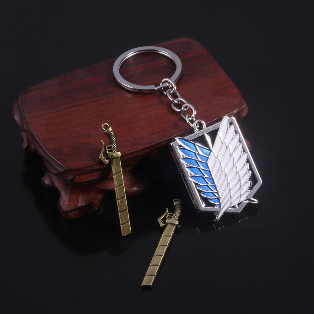Anime Attack On Titan Keychain - Embroidery Legacy avaliação e preço
