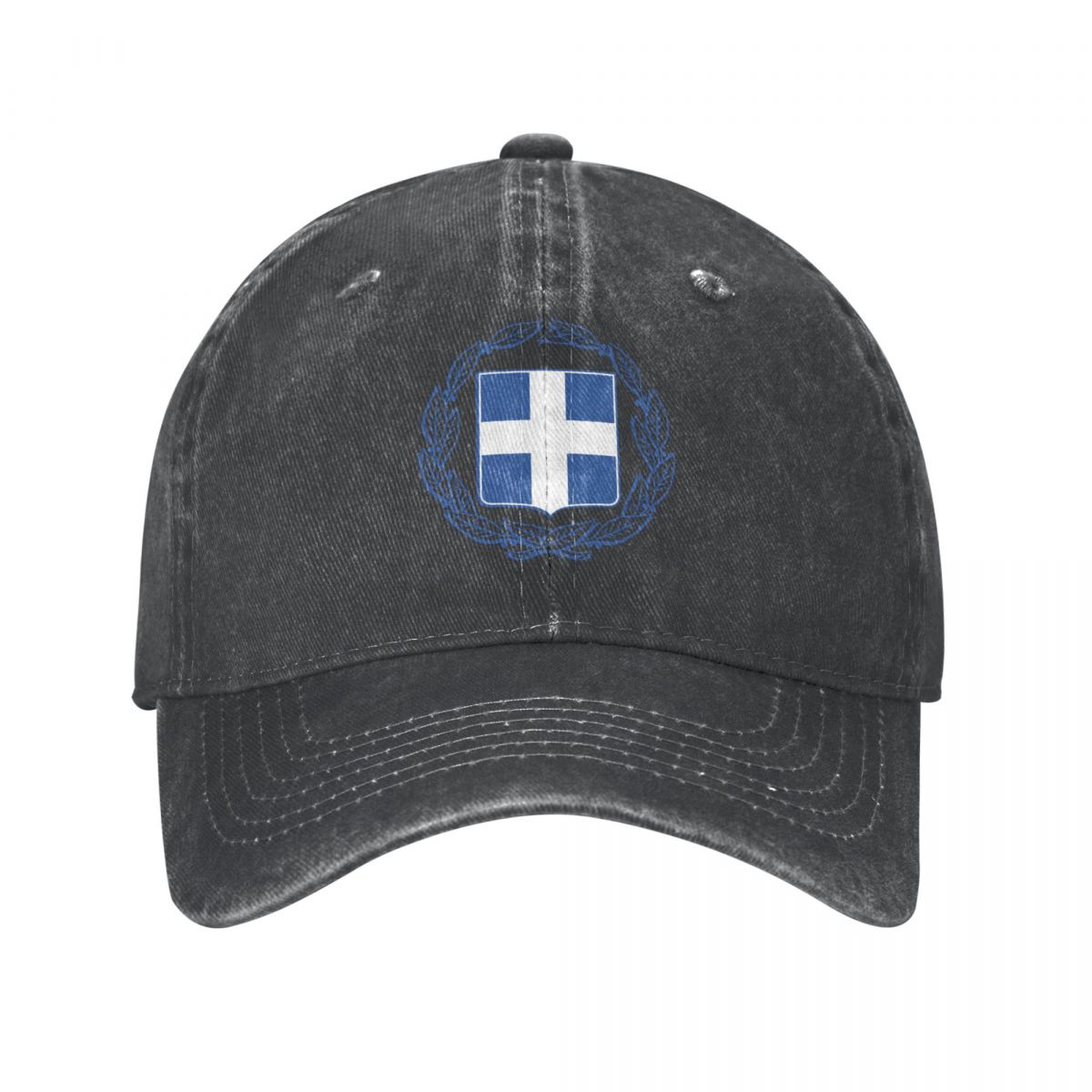 Men Baseball Cap Greece Emblem - Embroidery Legacy avaliação e preço