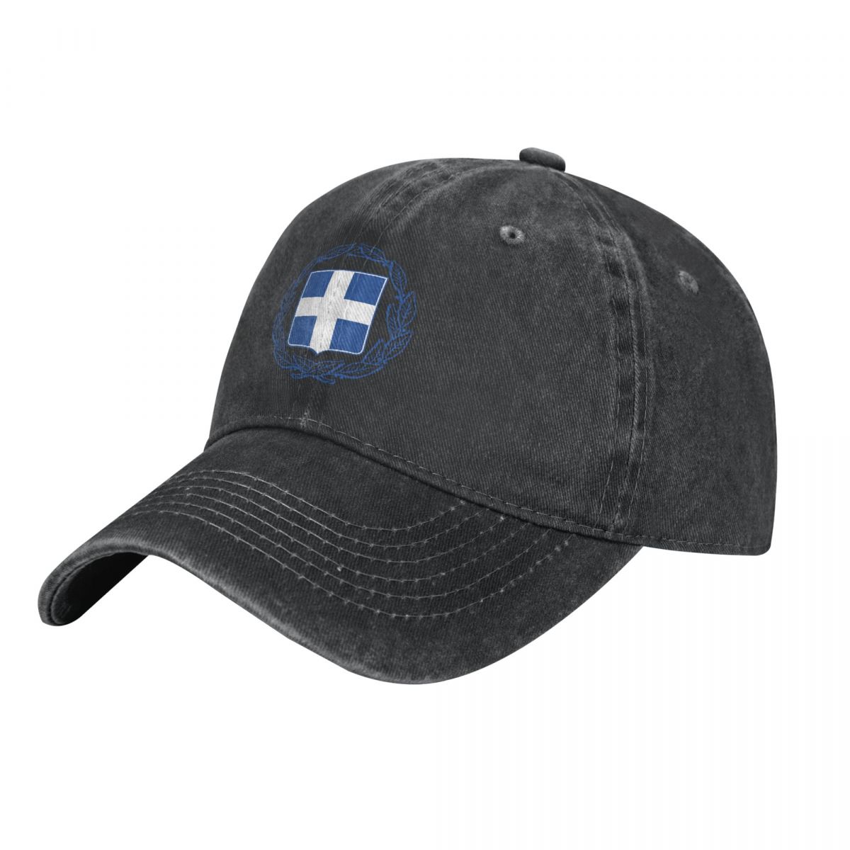 Men Baseball Cap Greece Emblem - Embroidery Legacy avaliação e preço