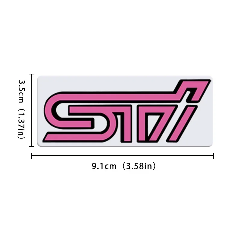 3D Metal for Subaru STI Emblem - Embroidery Legacy avaliação e preço