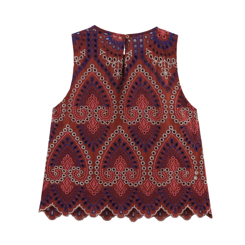 ETJ 2025 New women's wear Bohe - Embroidery Vest avaliação e preço
