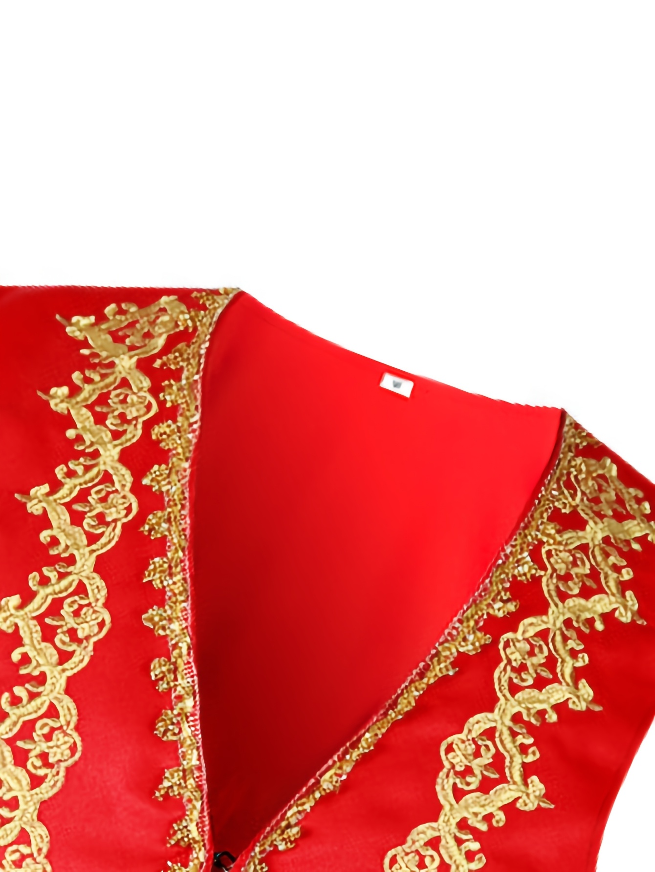 Hot Sale Men Royal Court Waist - Embroidery Vest avaliação e preço