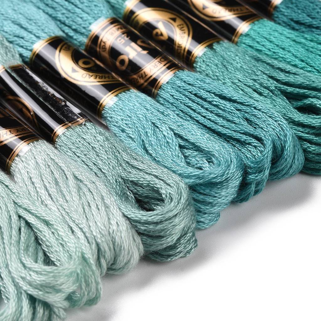 1Set 8 Skeins 0.5mm 6-Ply Poly - Embroidery Stitches avaliação e preço