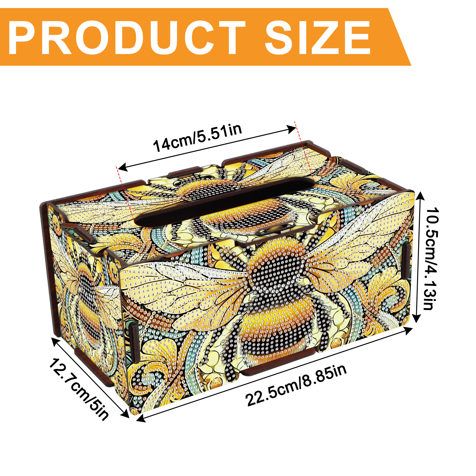Diamond Art Painting Tissue Bo - Embroidery Gift Ideas avaliação e preço