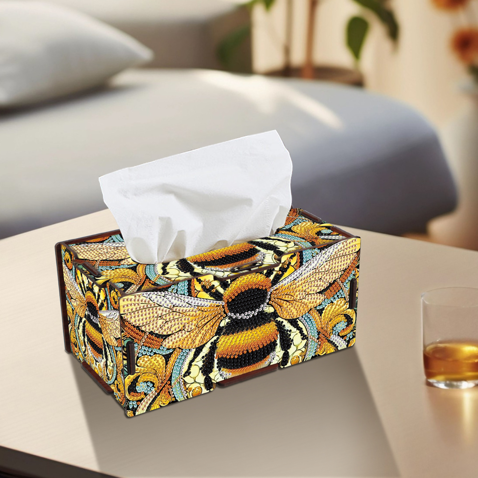 Diamond Art Painting Tissue Bo - Embroidery Gift Ideas avaliação e preço